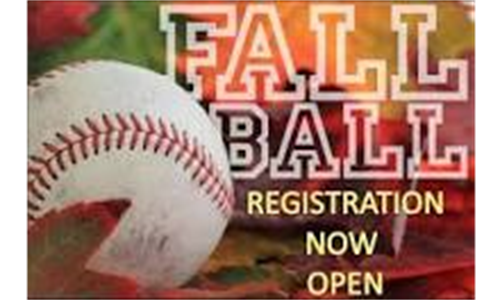 Fall Ball 2022 Registration is NOW OPEN! CLICK HERE